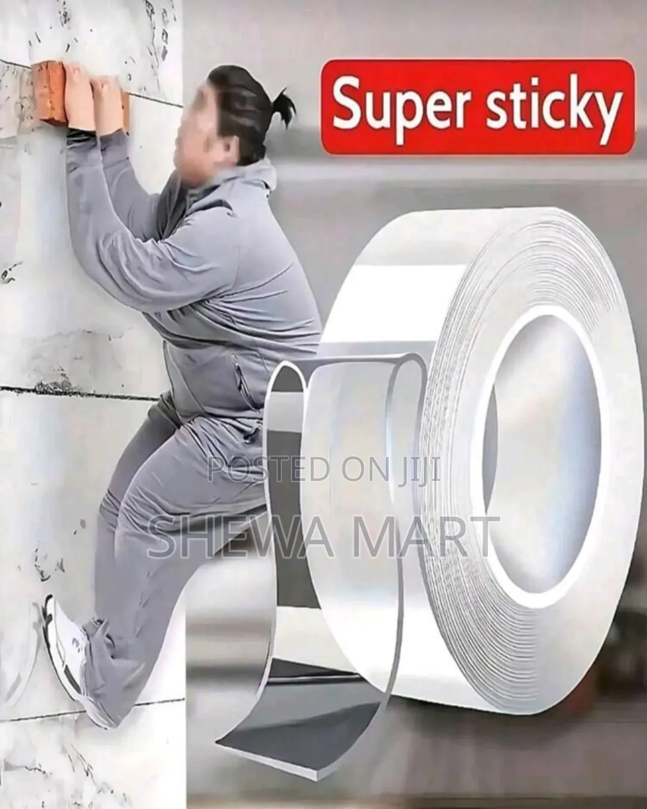 Super Sticky Double-sided Tape, Nano Adhesive, Multi-scene Applicable