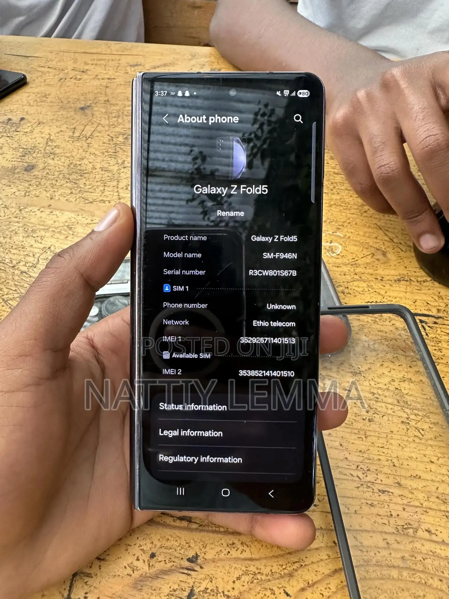 Samsung Galaxy Z Fold 5 512 GB Black