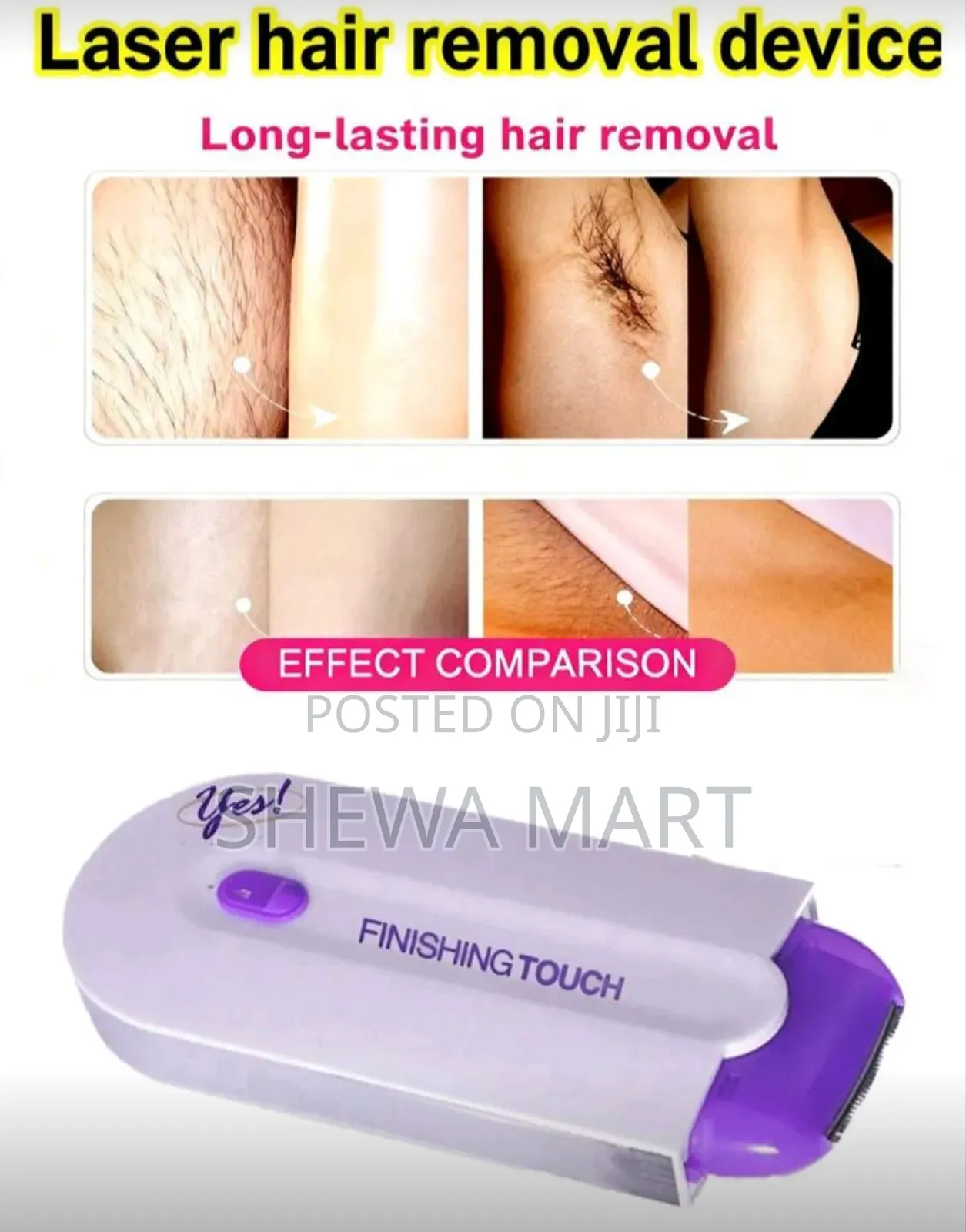 Professional Women's Electric Shaver/Epilator for Face, Legs, Bikini