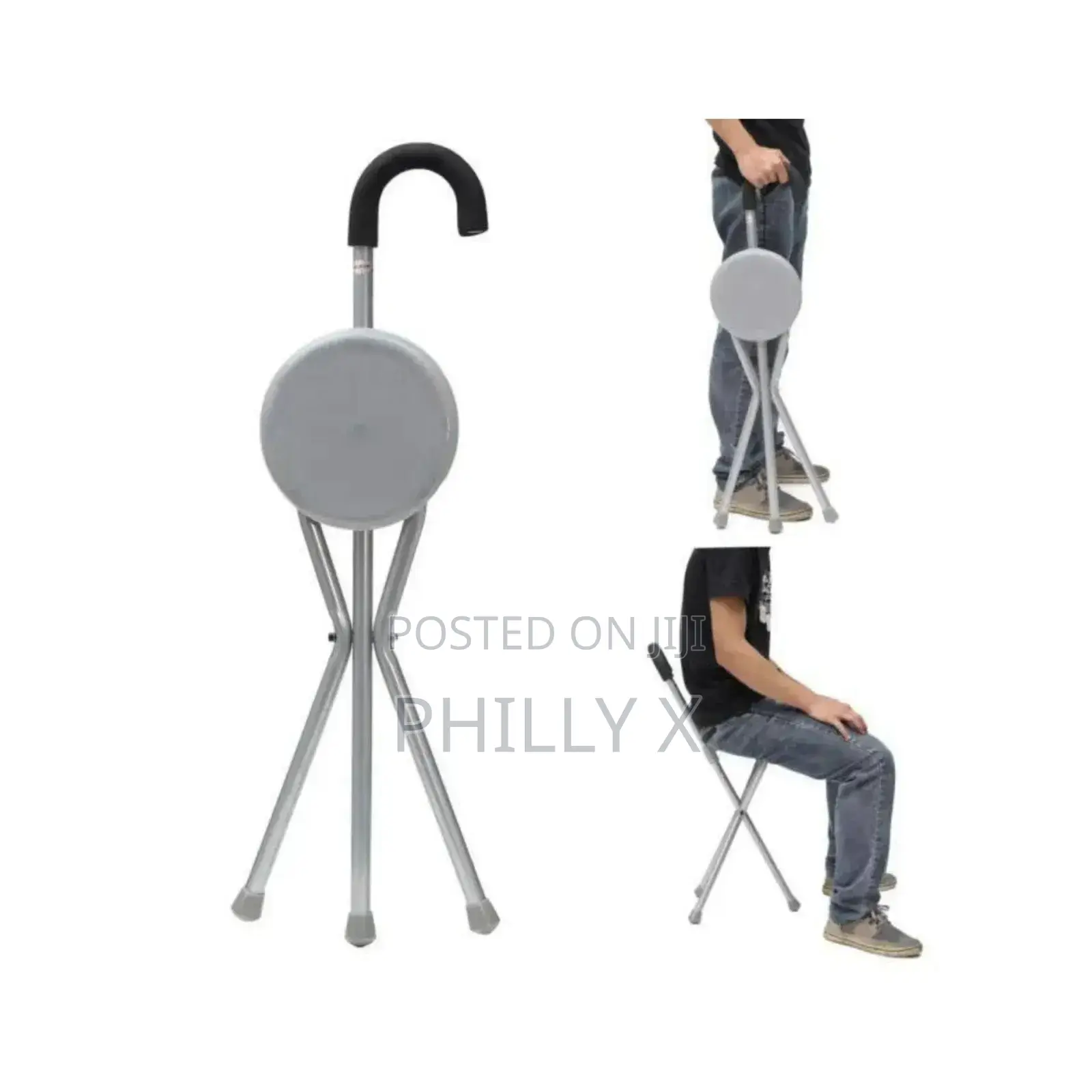 Foldable 3 Legged Walking Stick