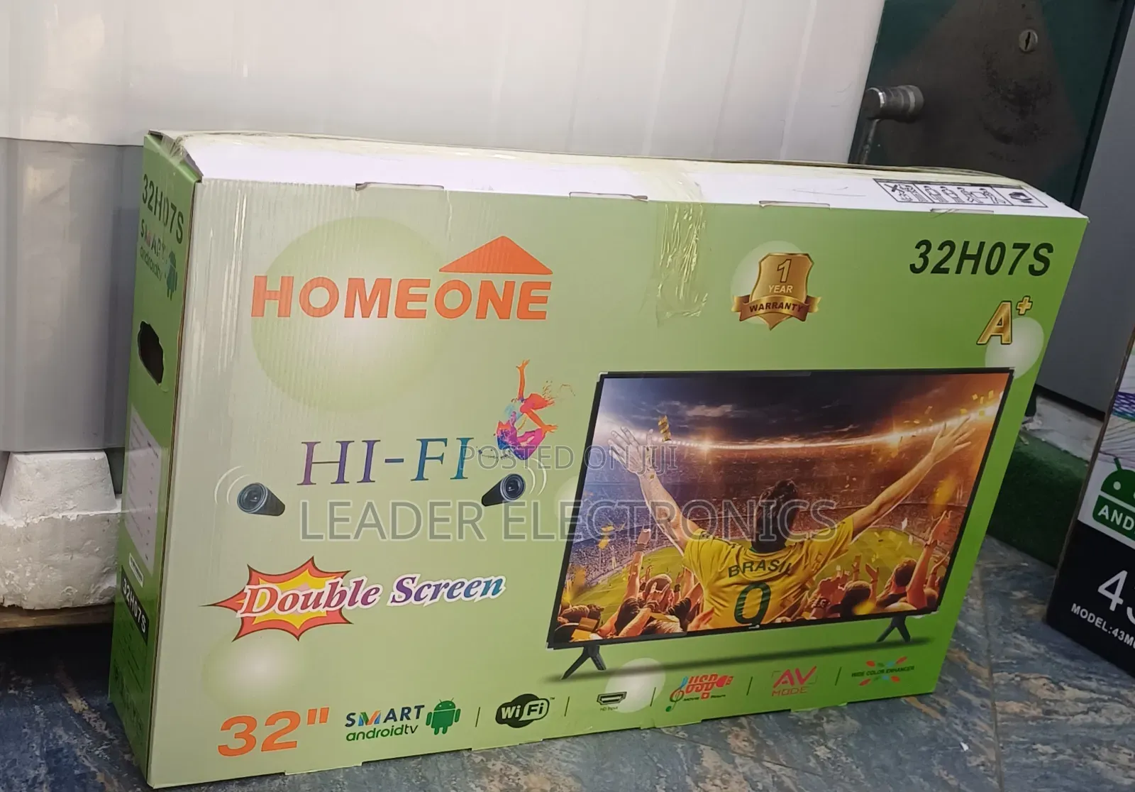 Homeone 32′′ Smart Android Tv – Double Glass | New Model