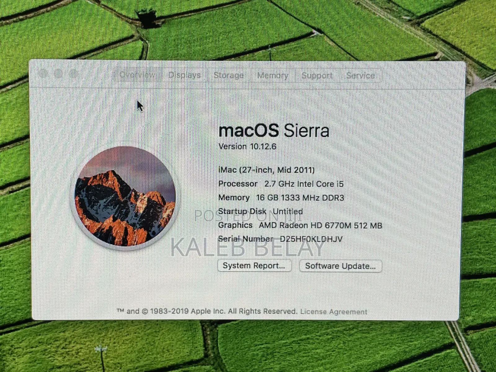 Desktop Computer Apple iMac 16GB Intel Core i5 SSD 2T