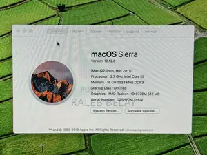 Desktop Computer Apple iMac 16GB Intel Core i5 SSD 2T