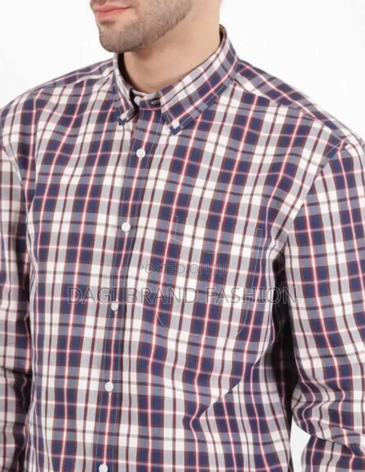 Collar: Button-Down Style for a Smart-Casual Look.