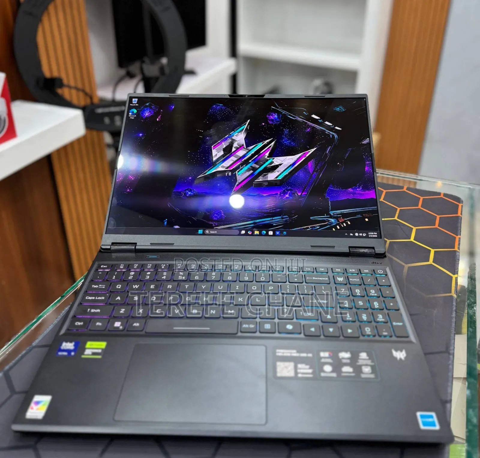 New Laptop Acer Predator Helios Neo 16 32GB Intel Core Ultra 9 SSD 1T