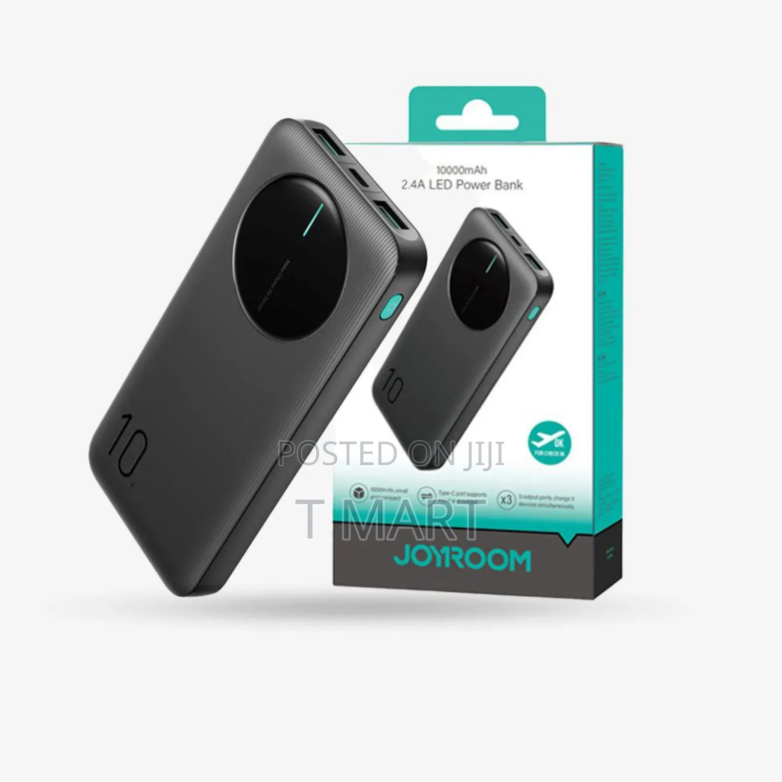 Joyroom Power Bank -10000mah 2.4a Led