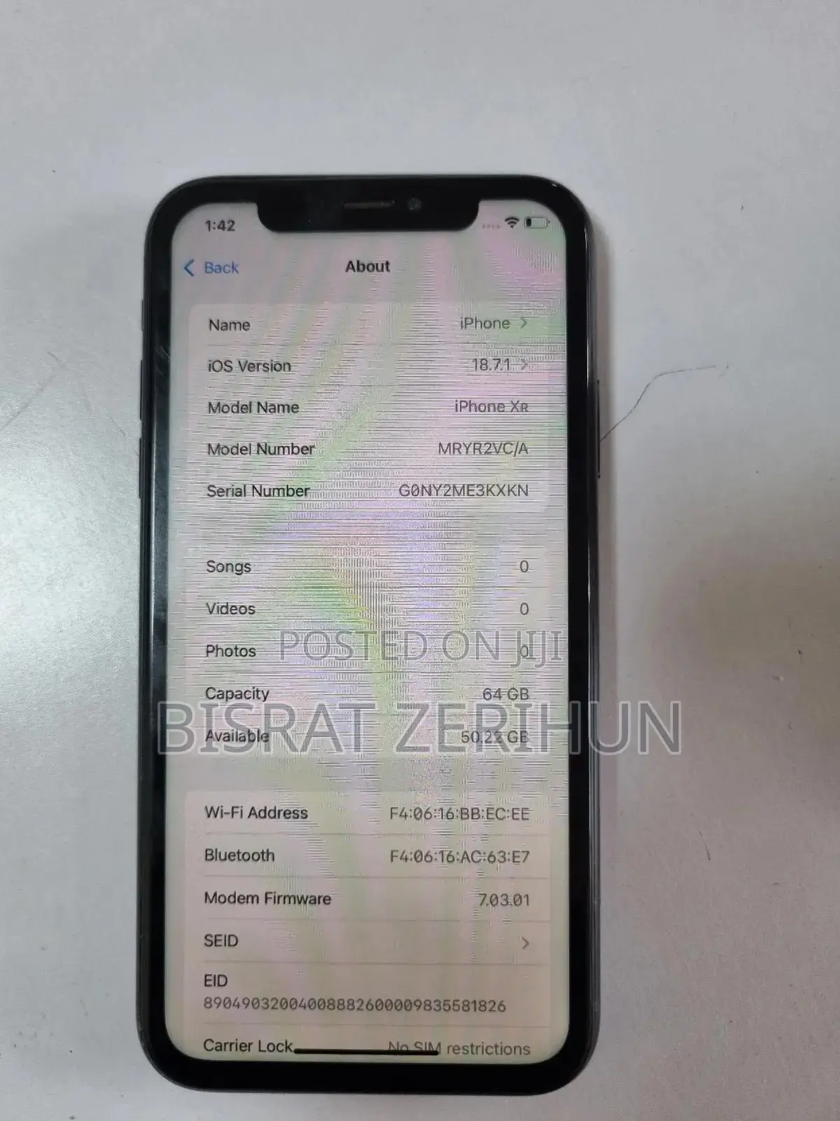 Apple XR 64 GB Black