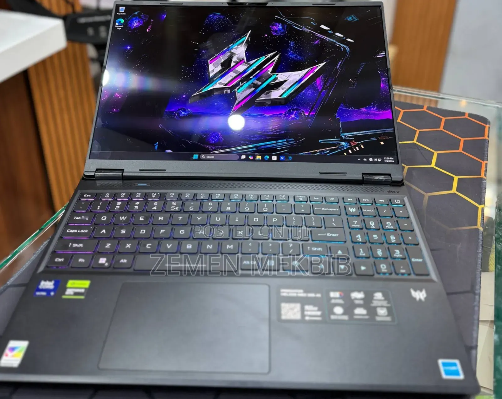 New Laptop Acer Predator Helios 300 32GB Intel Core i7 SSD 1T