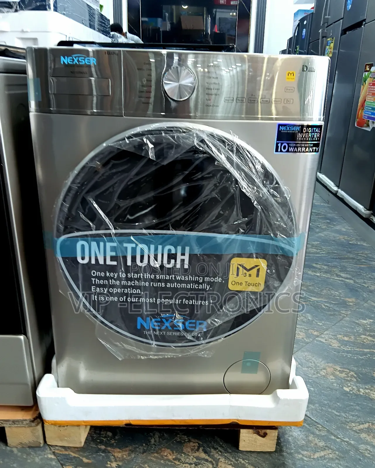 Nexser Automatic Washing Machine 10kg Powerful