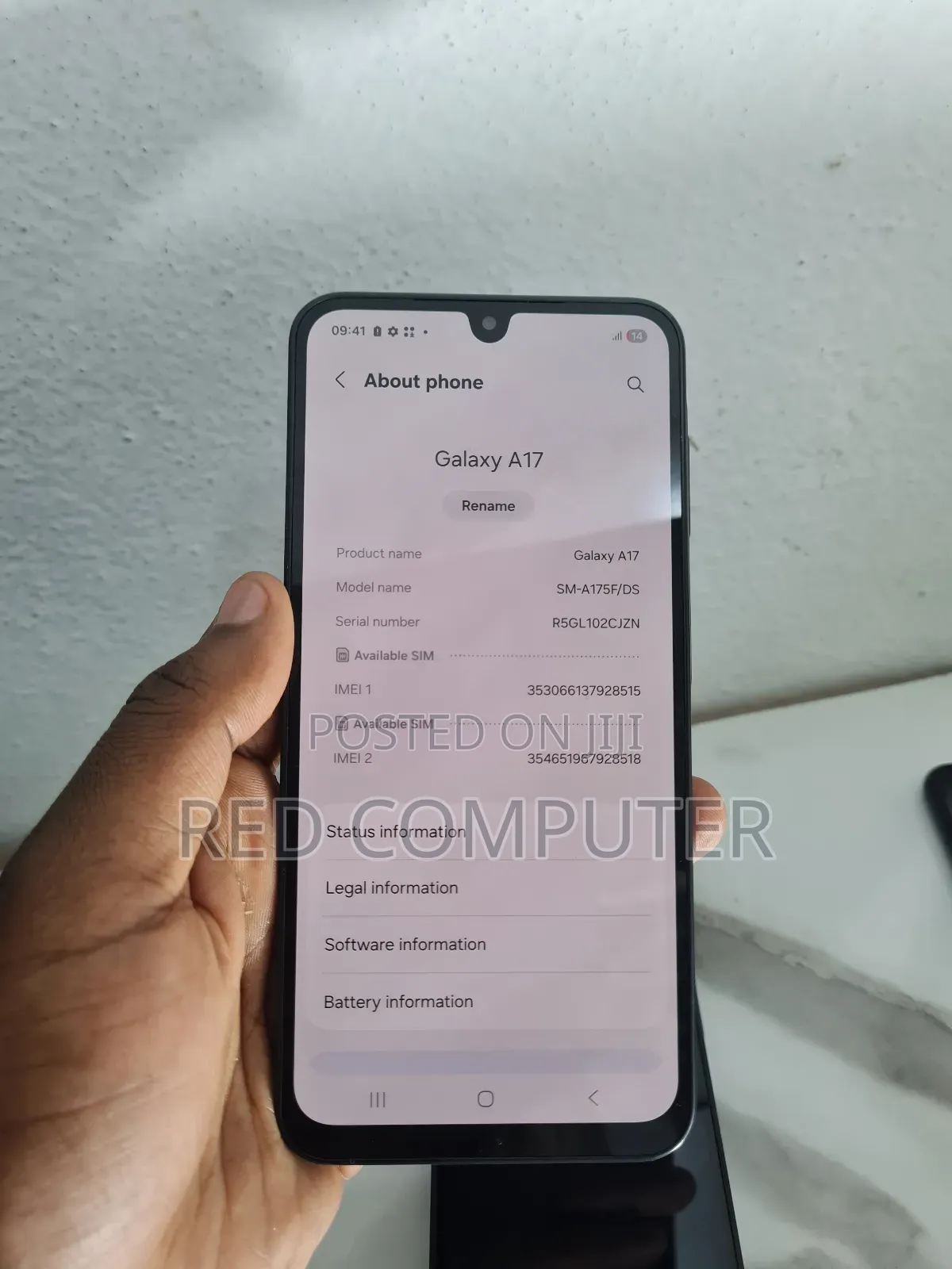 New Samsung Galaxy A17 128 GB Black