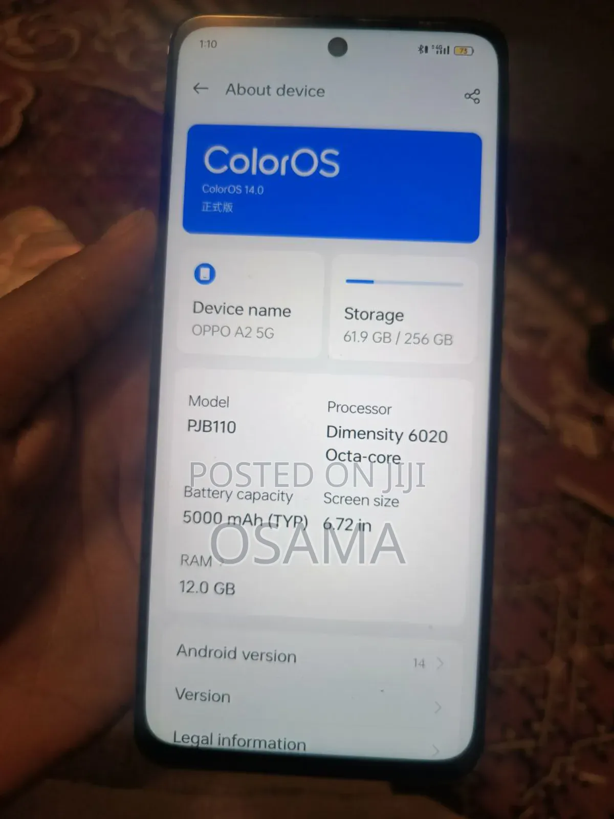 Oppo A2 256 GB White