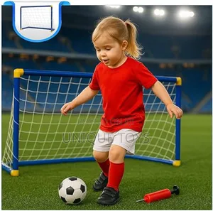 2-in-1 Kids Soccer Goal Toss Game Set – “Soccer Kid” Edition