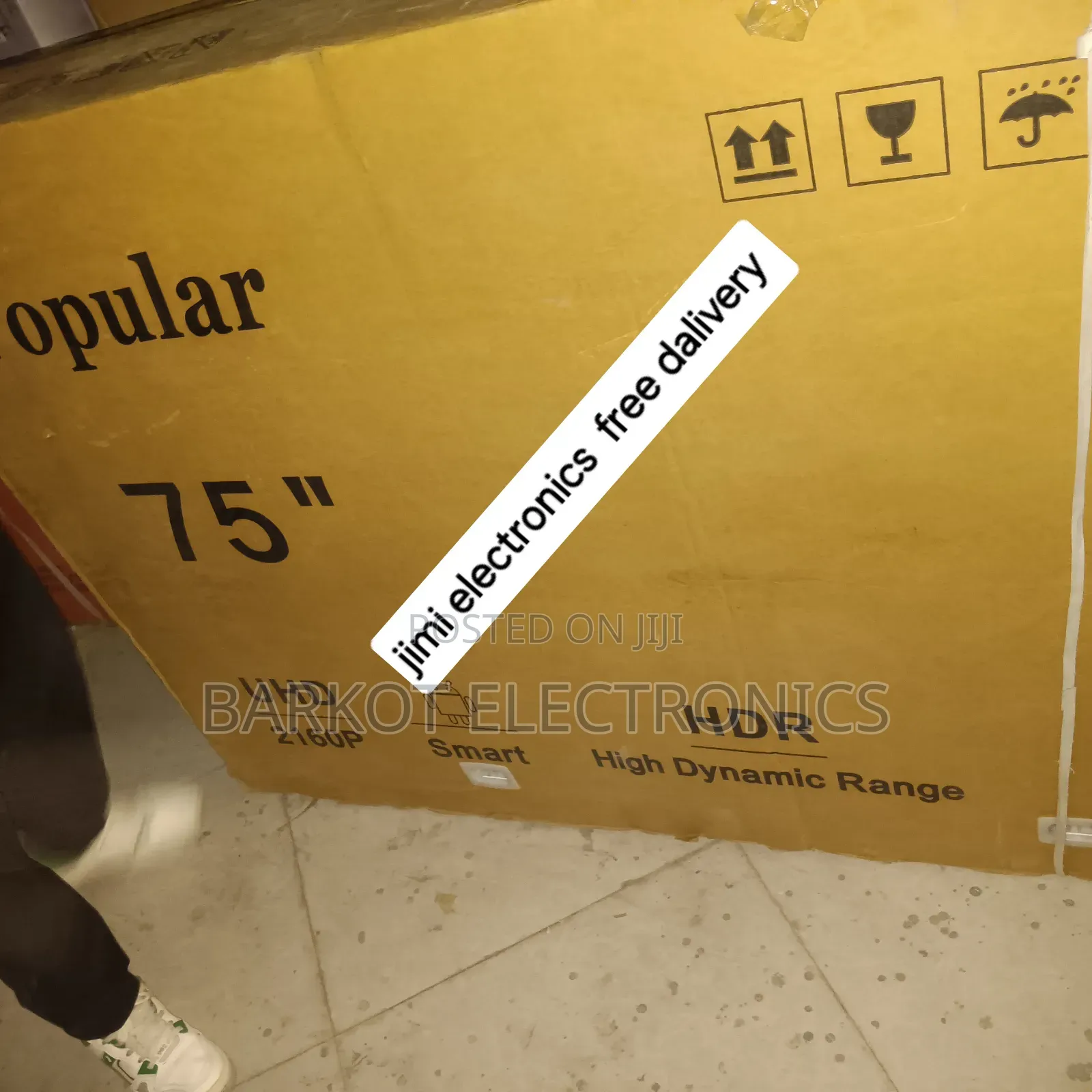 Popular Smart Tv 75 Inch Andraid New Doubel Gelass 2025 Quality Mod