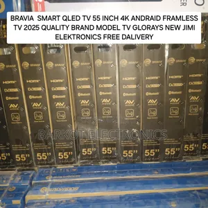 Bravia Smart Qled Tv 55 Inch Andraid Framless 2025 Quality Model
