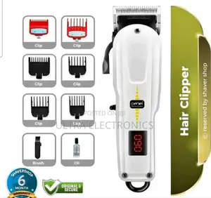 የፀጉር ማሽን Geemy Gm-6008 Hair Clipper, a Professional-Grade Rechargeable
