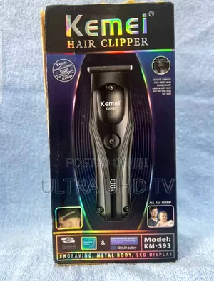 የፀጉር ማሽን Kemei Km-593 Professional Hair Clipper and Trimmer.