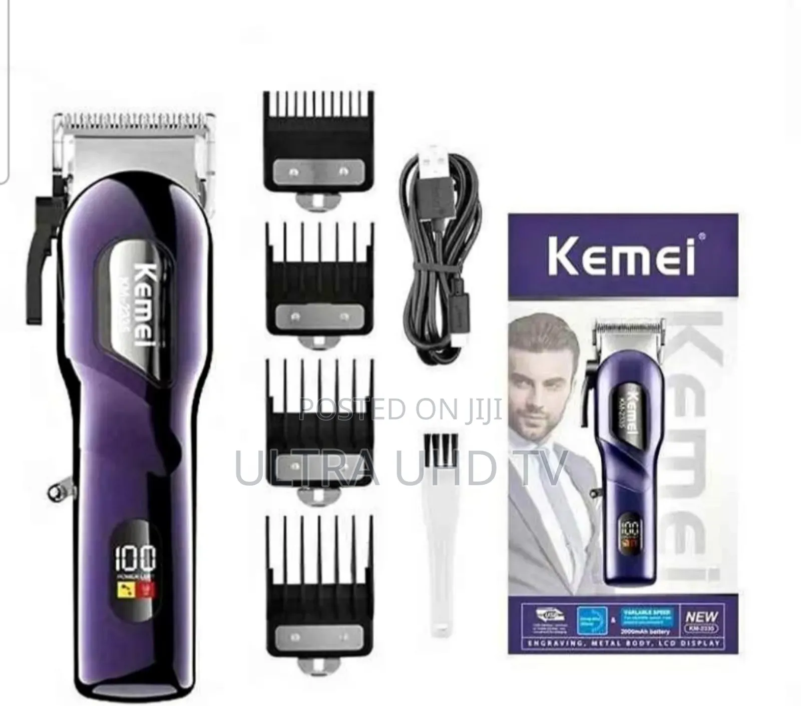 የፀጉር ማሽን Kemei Km-2335 Hair Clipper.Features a Professional Cordless