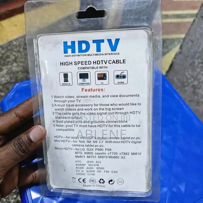 High Speed HDTV Cable 3in1 1.5m Original