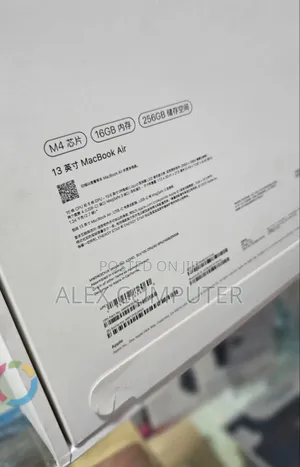 New Laptop Apple MacBook Air 2025 M4 13-inch 16GB Apple M4 SSD 256GB