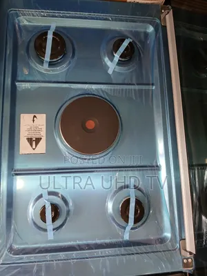 Kumtel Freestanding Cooker, Likely Featuring 1 Electric 4 Gas Burners