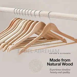 Premium Natural Wooden Hanger(Imported)