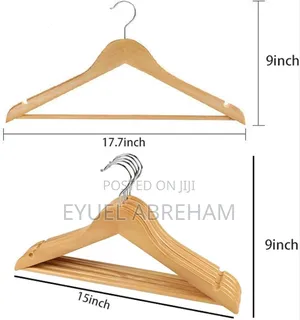 Premium Natural Wooden Hanger(Imported)