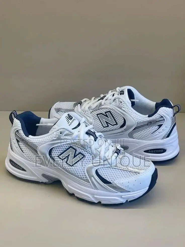 New Balance 530 Retro White/Blue Unisex Fashion Sneakers