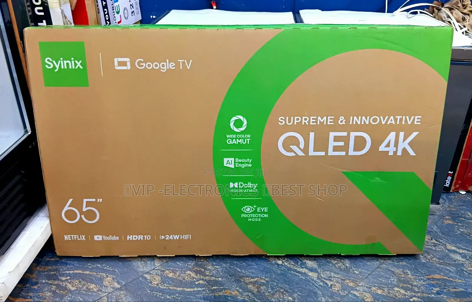 Syinix Tv 65 Inch Smart Qled Frameless Original Syinix Tv