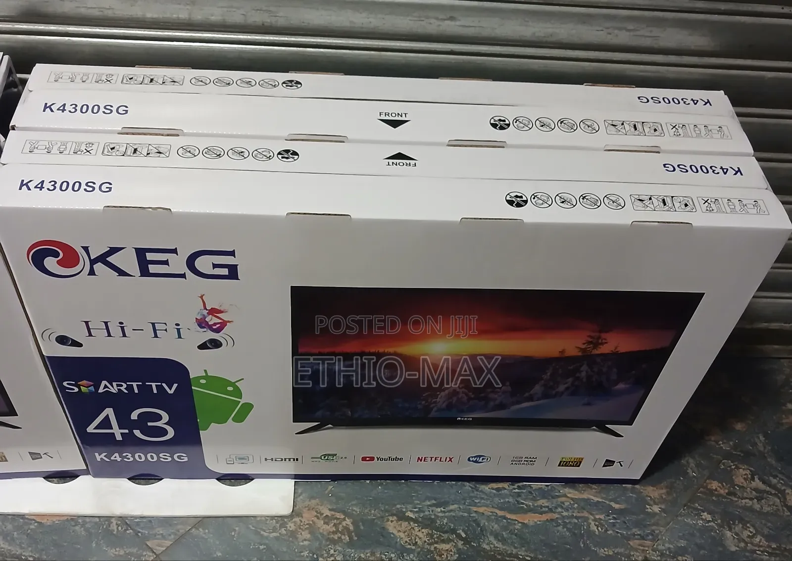 Keg 43” Smart Android Tv – New 2026 Model | Big Screen