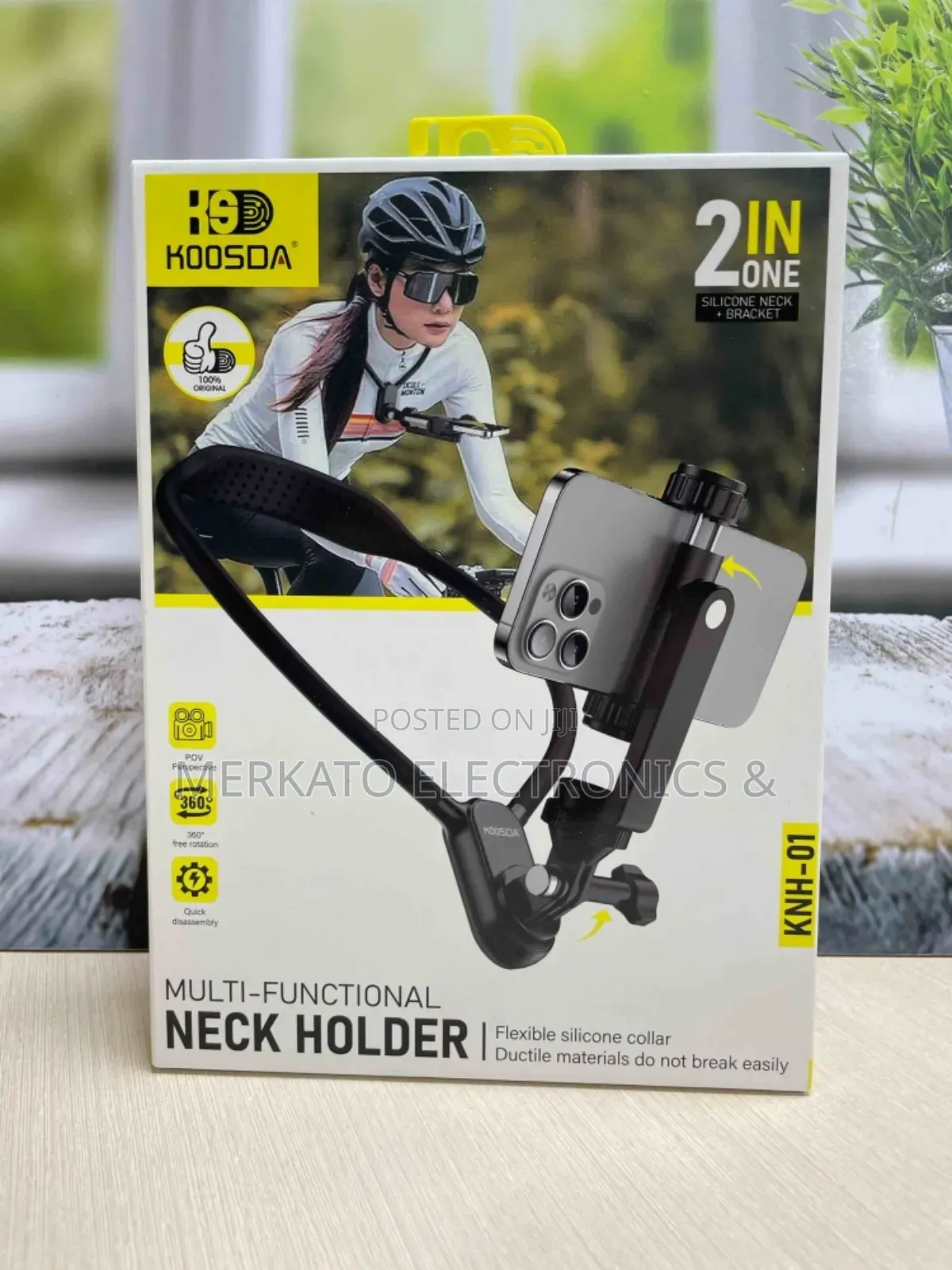 Multifunction Phone Neck Holder | Phone Holder 2in1