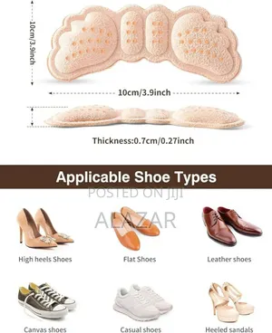 2pcs Heel Pads Hold Heels in Place and Relieve Plantar Fasc