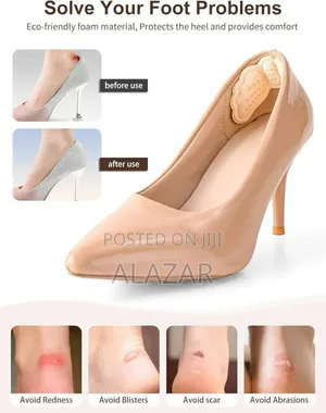 2pcs Heel Pads Hold Heels in Place and Relieve Plantar Fasc