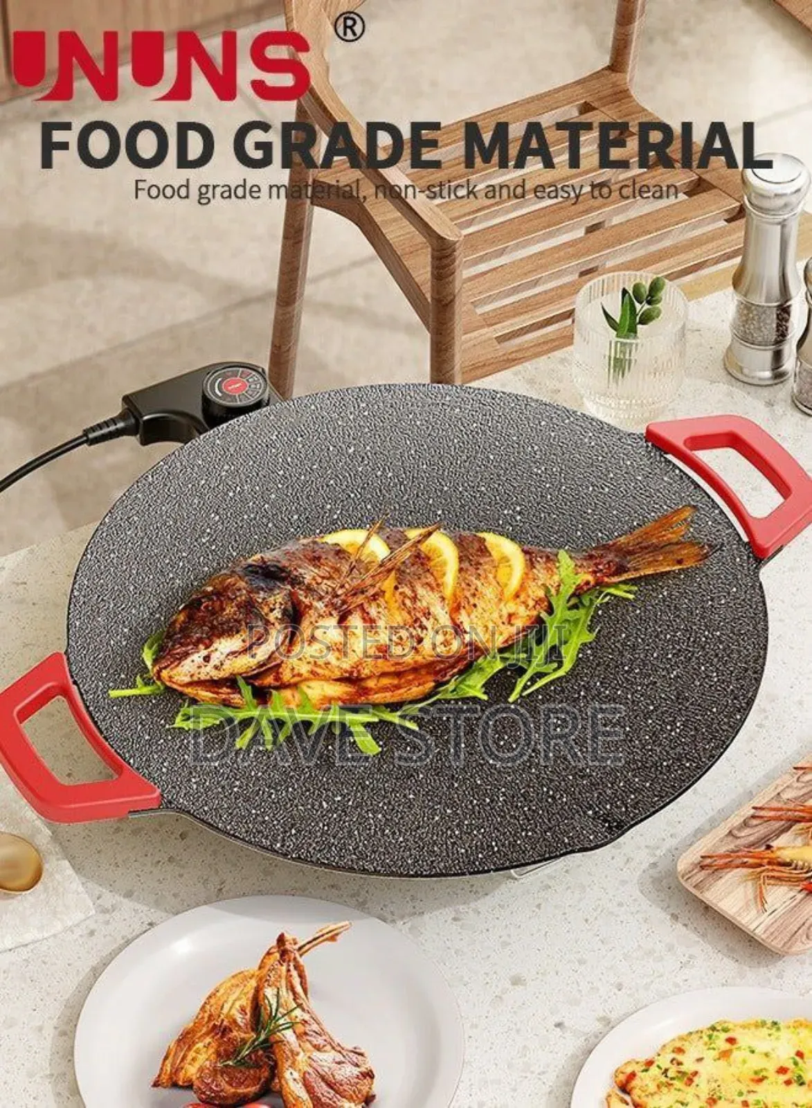 Electrical Round Grill Pan