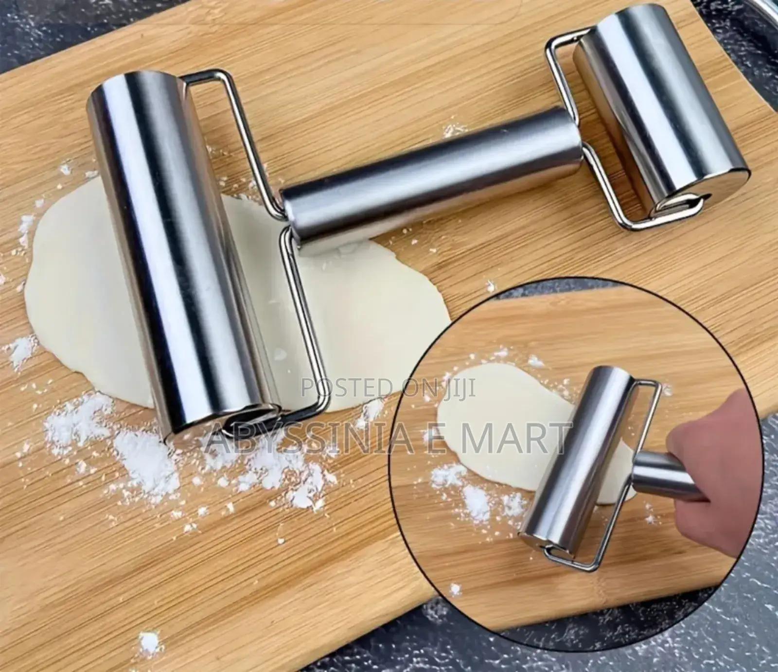 Stainless Steel Dough Rolling Pin
