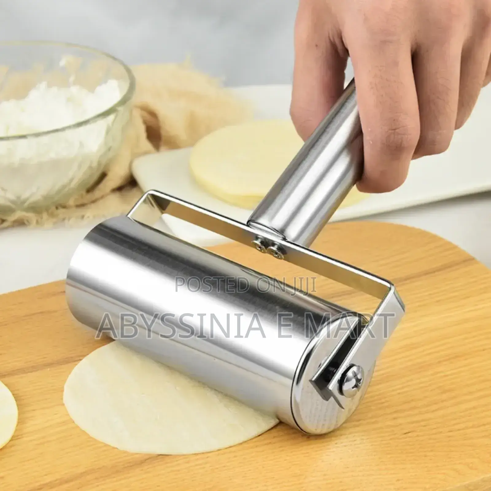 Stainless Steel Dough Rolling Pin