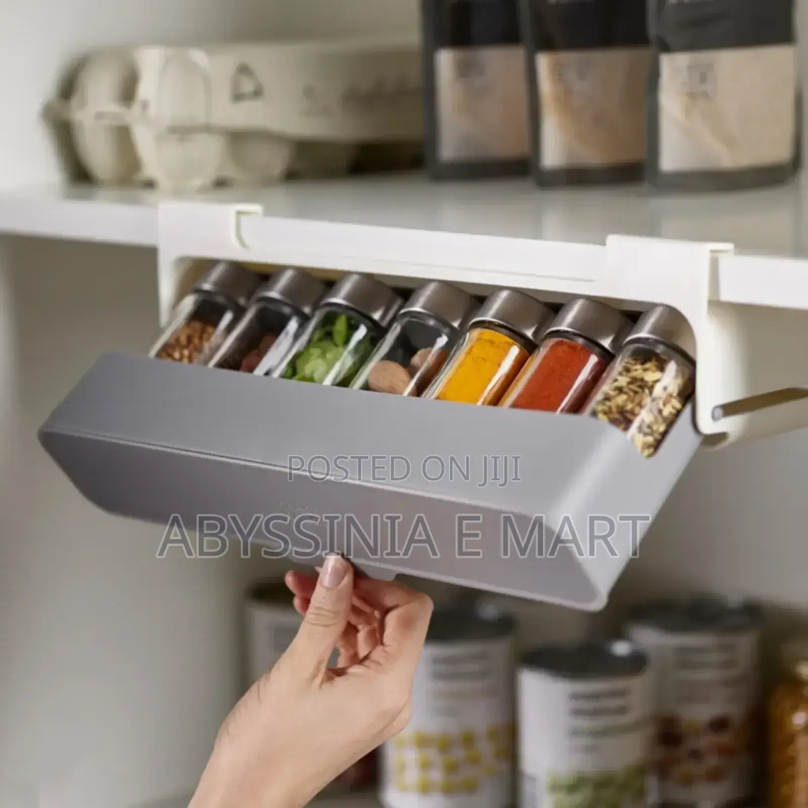 Kitchen Cabinet Space Saving Spice Rack