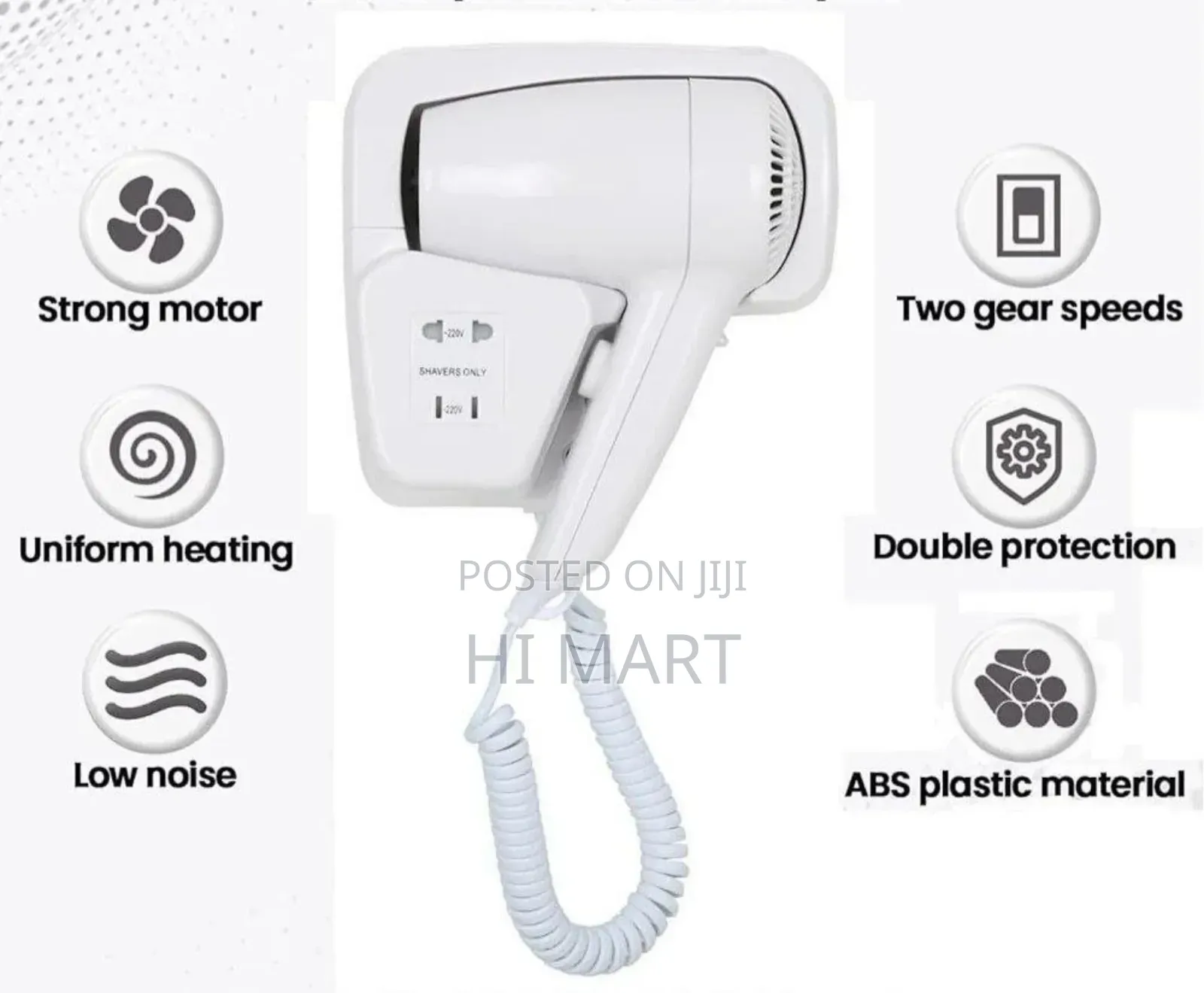 Top Quality Wall Mounted Hair Dryer