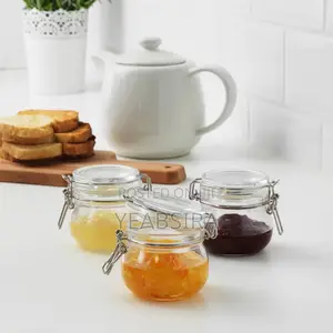 Ikea Spice Jar, Set of 3 , Clear Glass