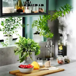 Ikea Spice Jar, Set of 3 , Clear Glass
