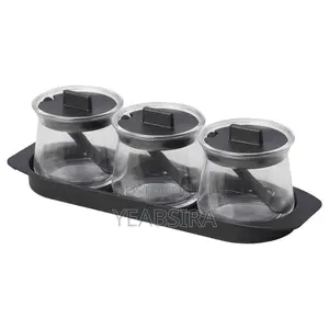 Ikea Glass Spice Jar, Set of 3