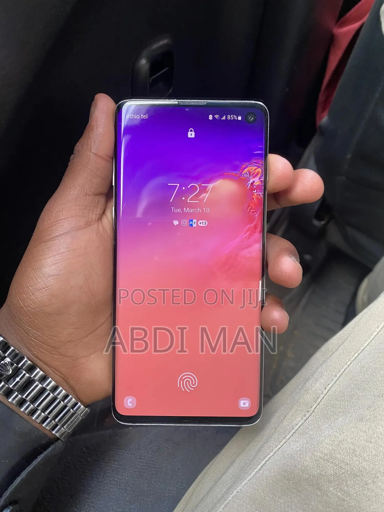 New Samsung Galaxy S10 128 GB Blue