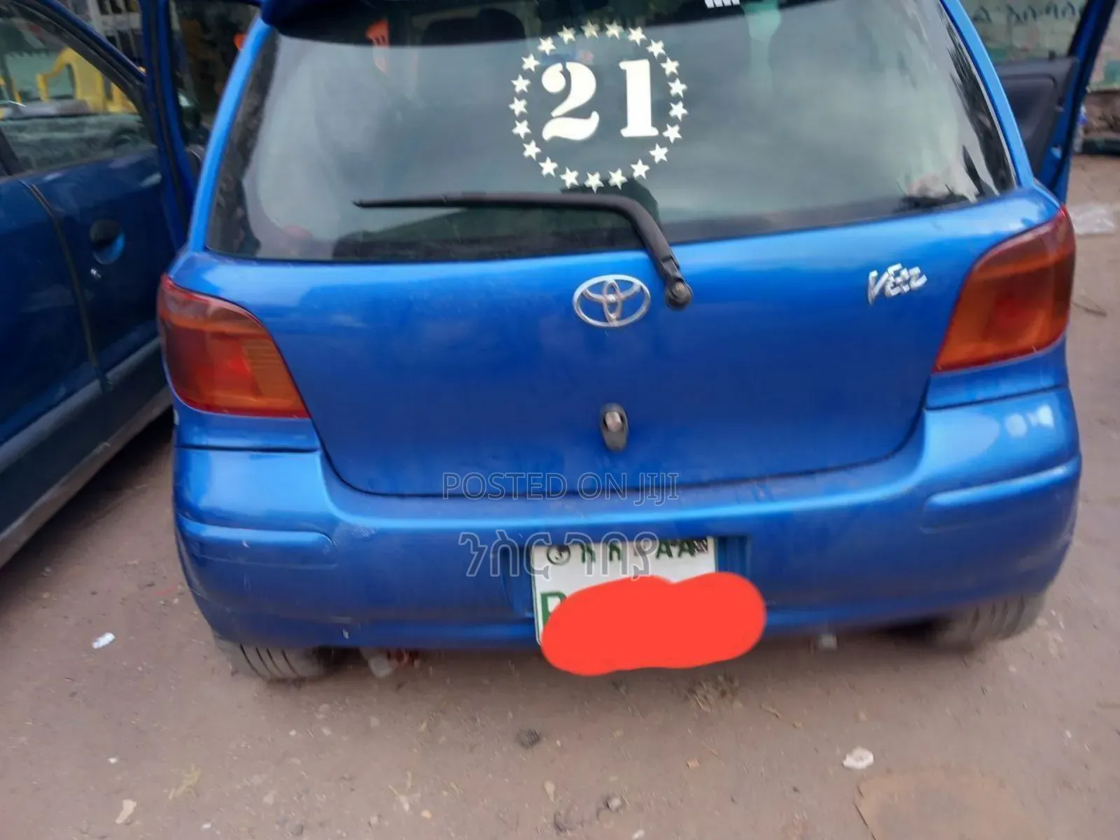 Toyota Vitz 2002 Blue