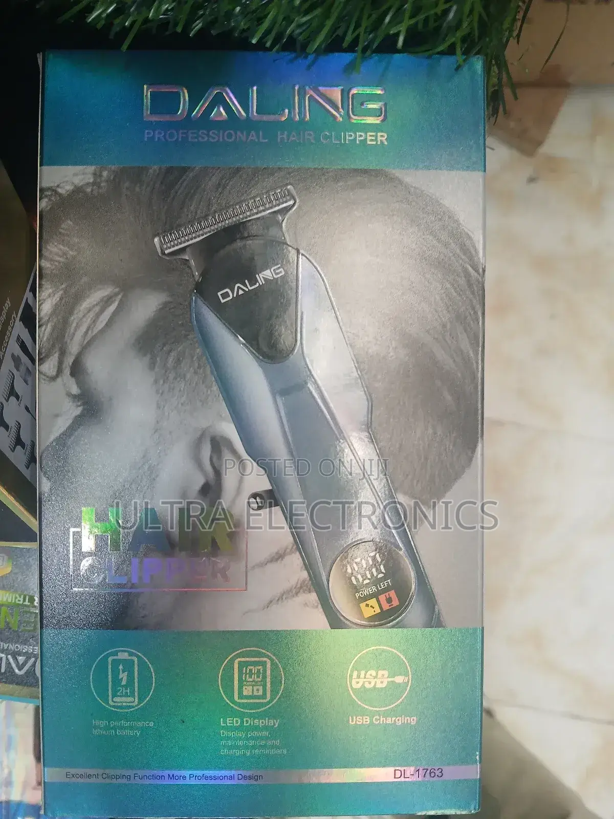 የፀጉር ማሽን Daling Dl-1763 Professional Hair Clipper.
