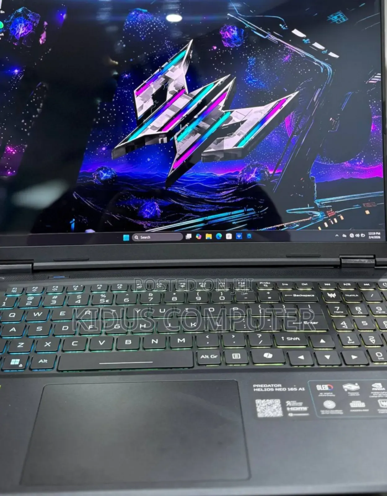 New Laptop Acer Predator Helios Neo 16 32GB Intel Core Ultra 9 SSD 1T