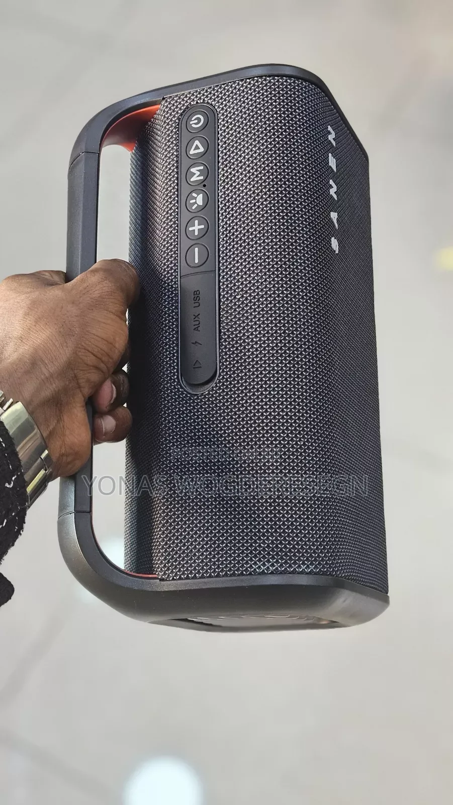 Sanen Portable Bluetooth Speaker – Powerful Bass RGB Light Wireless