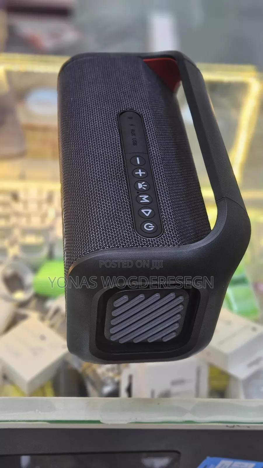 Sanen Portable Bluetooth Speaker – Powerful Bass RGB Light Wireless