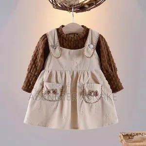 Toddler Girls Lantern Sleeve Bow