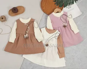 Toddler Girls Two Pieces Set Top And Dress