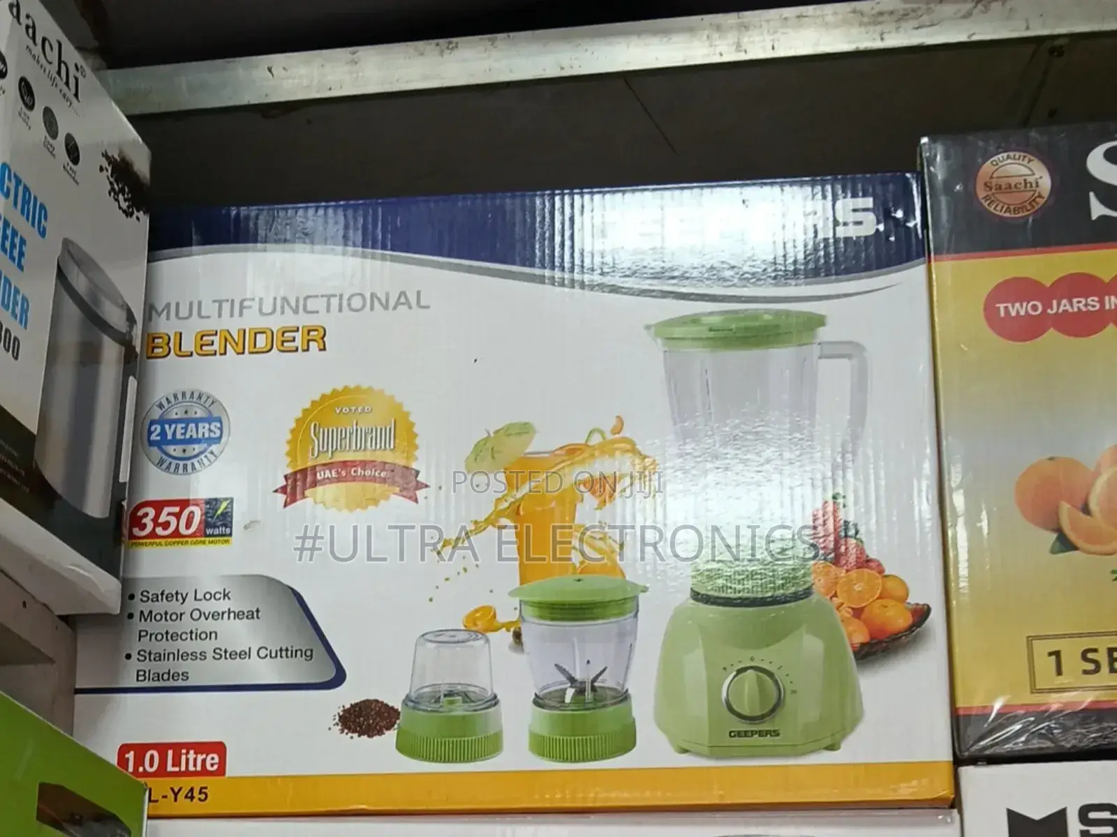 Geepers Multifunctional Blender (Model L-Y45).