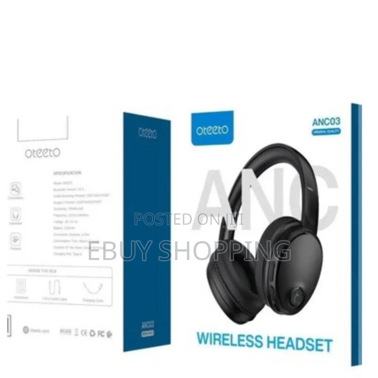 Clear Sound for Every Occasion 
Oteeto Anc03 Wireless Headphone.